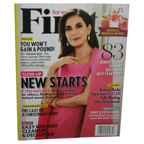 First December 30 2024 Magazine Book - (Teri Hatcher Cover)