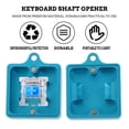 thumbnail image 4 of MasteelfCA 1pc Keycap Opener Mechanical Keyboard Opener Aluminum Alloy Opener Puller, 4 of 7