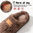 thumbnail image 3 of CHICVOMEY Slippers for Women Cozy Faux Fur House Shoes Memory Foam Fuzzy Slippers for Winter Warm Slippers Indoor House Slippers for Women, 3 of 8