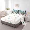 thumbnail image 5 of Homewish Cartoon Snowman Twin Bedding Sets 7-Piece for Preppy Child Kids,Happy Xmas Gifts Bedding Comforter Set Microfiber,Merry Christmas Tree Breathable Sheet Sets,Super Cozy Room Decor,Reversible, 5 of 8