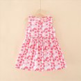 thumbnail image 2 of Taybagh Dresses for Girls Floral Print Sleeveless Girls Summer Dress with Round Neck Little Child Clothes, 2 of 4