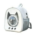 thumbnail image 1 of MERIGLARE Carrier Backpack Fashion Hiking Bag Universal Container Pet Carrier Backpack White, 1 of 7