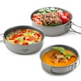 thumbnail image 2 of Bowl,- Picnics Pan Handles Dinner Pan Solution Pan Handles 3.8''/4.1''/4.4'' Portable Pan Convenient Picnic Handles Picnic Dinner - Convenient Picnic Pan Portable Pan -, 2 of 7