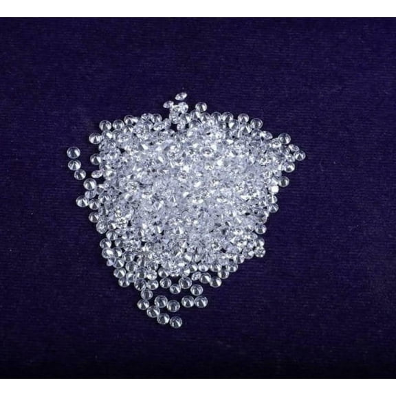 Moissanite Loose Diamonds Cut D Color VVS1 1 mm CERTIFIED LOT'S 24 Pcs Synthetic