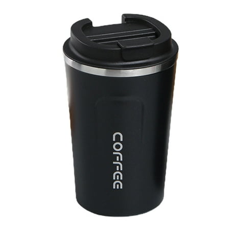 

304 Stainless Steel Coffee Mug Vacuum Insulation Water Bottle 510ml for Car Outdoor Travel