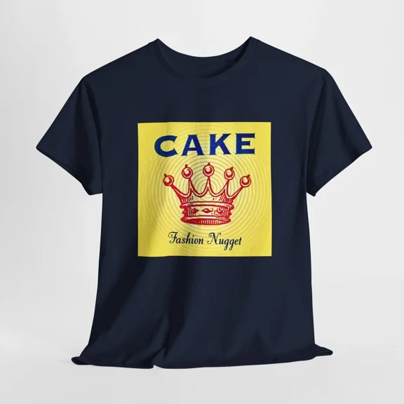 Cake T-Shirt Fashion Nugget Album Cover Retro Music Graphic Tee