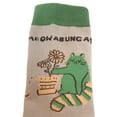 thumbnail image 4 of "Meowabunga!" Anydaze Womens Crew Socks, with Soft Combed Cotton and Smooth Seamless Toe, 4 of 6