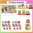 thumbnail image 2 of baby Looney Tunes Party Supplies Honeycomb Centerpieces Table Toppers Backdrop Decorations for Birthday, 2 of 6