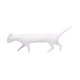 thumbnail image 2 of Estatua de gato de resina, figura decorativa, colección, decoración de escritorio. Blanco, 2 of 9