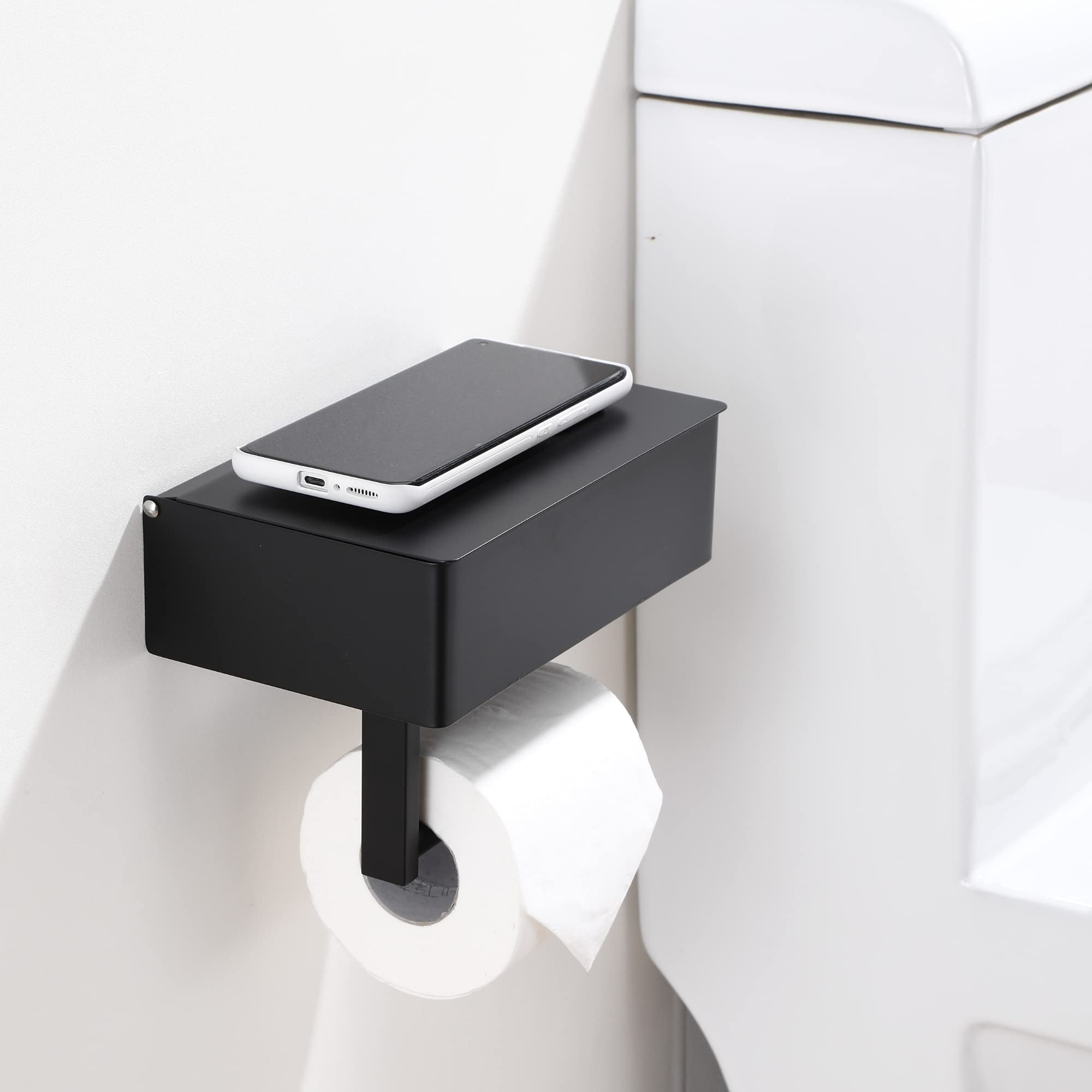 Modern Square Style Wall Mount Toilet Paper Holder - On Sale - Bed Bath &  Beyond - 34822321