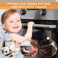 thumbnail image 6 of Stove Knob Covers, Door Knob Cover for Kids, 5 Pcs Gas Stove Knob Locks, Oven Knob Covers for Child Pet, 6 of 8