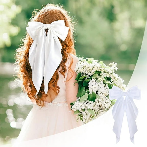 Barrettes Cute Big Bowknot Fashion Women Hairpin Clip Ribbon Hair Hairclip Satin Bow Headband