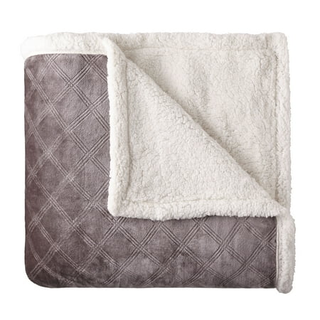 Better Homes & Gardens Full/Queen Sherpa Blanket, Multiple Colors