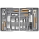 thumbnail image 1 of Organizador de cajones para cubiertos Lifewit, grande, ampliable, gris, 1 of 7