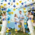thumbnail image 6 of Gender Revealing Party Bullet Cannon - Biodegradable heart-shaped confetti party bullet - Blue, 4-piece set - Baby Boy Gender Revealing Party Bullet Cannon Shooter Blaster, 6 of 8