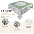 thumbnail image 4 of 55x55 Inch Tablecloth Table Cloth, Green Chinoiserie Mahjong Tablecloth 55x55 Inch Table Covers, Stain Resistance Polyester Table Cover for Kitchen D, 4 of 6