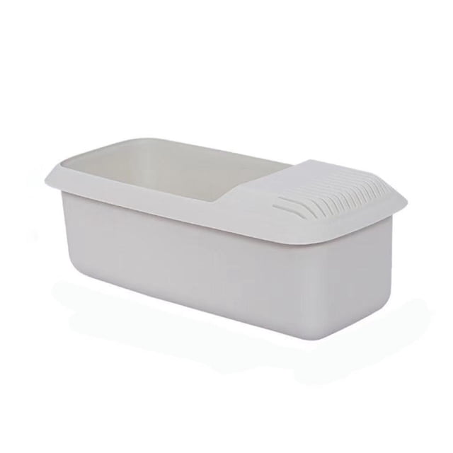 2 Pieces Creative Kitchen Storage Box Draining for Basket and Microwave Heating