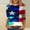 A260 Blue, variant on Women Fourth of July Shirts Women Short Sleeve Plus Size Graphic Tees Oversized Usa Shirt Loose Fit Casual American Flag Shirt Crewneck Patriotic T-Shirts Summer Tunic Blouses
