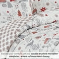 thumbnail image 2 of Southshore Fine Living, Inc. Christmas Queen Comforter w/2 Pillow Shams - Retro Christmas Tree Print, 2 of 9