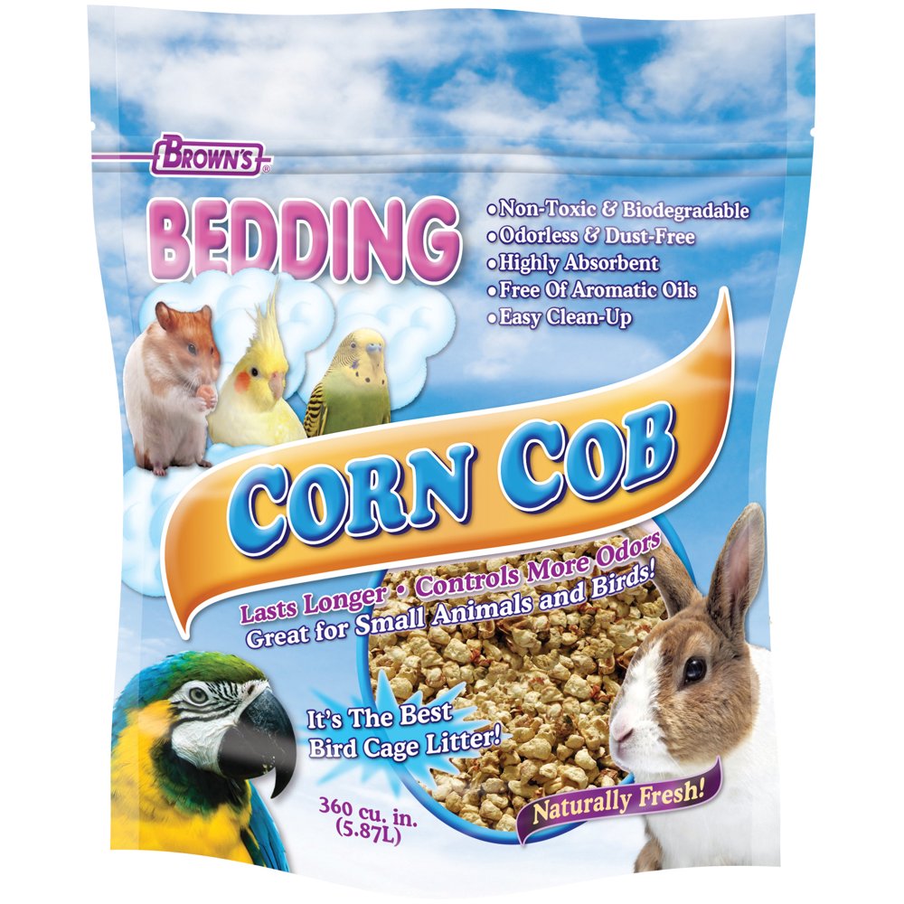 Brown's Corn Cob Bedding, 360 cu. In.