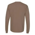 thumbnail image 2 of Comfort Colors Mens Garment-Dyed Heavyweight Long Sleeve T-Shirt, XL, Espresso, 2 of 4
