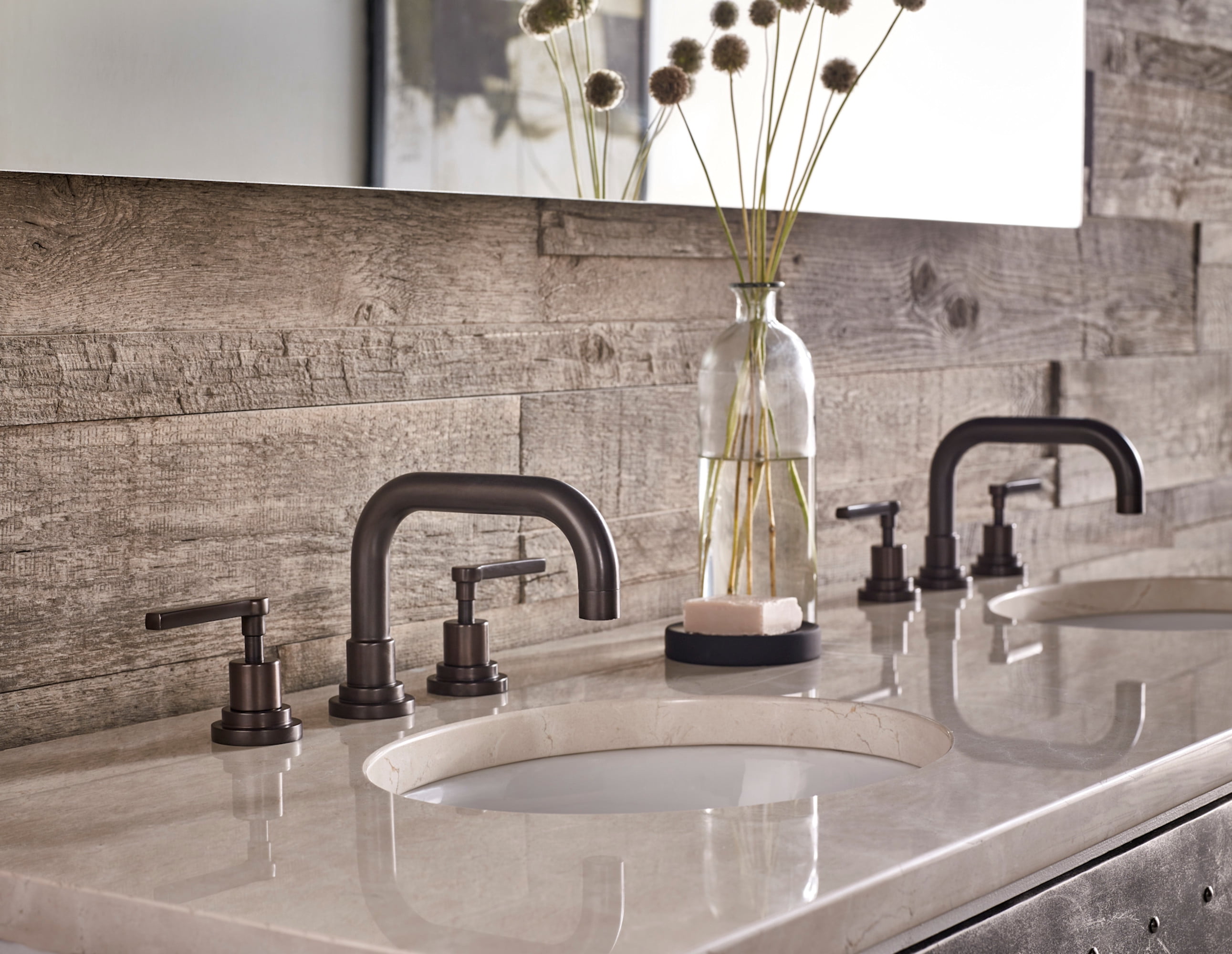 Rohl A2218LMPN-2 Lombardia 1.2 GPM Widespread Bathroom Faucet - Nickel