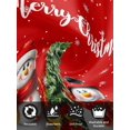 thumbnail image 7 of Red Christmas Snowman Cloth Napkins Set of 8 Reusable Dinner Napkins, Winter Snowflake Green Xmas Tree Cocktail Napkin Washable Table Napkins for Wedding/Holiday Party/Baby Shower 20"x20", 7 of 7