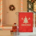 thumbnail image 4 of Teissuly Merry Christmas Garden Flags, Xmas Trees Small Yard Decorations, Winter Christmas Seasonal Farmhouse Holiday Outdoor Decor, Vertical Double Sided Teissuly WER2023112000642, 4 of 5