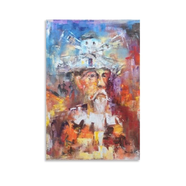 Póster de pintura de Don Quijote de Picasso (11), impresiones artísticas en lienzo para pared, regalos, fotografías, cuadros, carteles, decoración de habitaciones, decoración del hogar, 20 x 30
