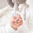 thumbnail image 6 of Kiddiway Baby Hanging Teether Toy with Soothing - Cute Plushies & Plush Figurine, Baby Car Toys & Stroller Toys, BPA-Free Teether, Sensory Play, Crib Stroller Attachable, Newborn,c, 6 of 6