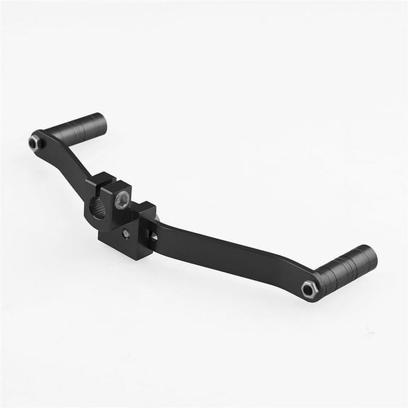Motorcycle ATV 2 Way Gear Shift Lever Footrest Pedal Aluminum Black X1
