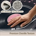 thumbnail image 6 of ODIKA 5'x7' Washable Area Rug Record Vinyl Retro Equipment Knobs Balanced Composition Player for Small Living Room, Bedroom, Easy Care, Non-Shedding, Pet Friendly, 6 of 7