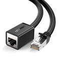 thumbnail image 1 of Ethernet Extension Cable Cat6 LAN Cable Extender Cat 6 RJ45 Network Patch Cord Male to Female Connector for Router Modem Smart TV PC Computer Laptop 10FT, 1 of 7