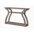 thumbnail image 6 of Entry Table with Curved Design & Ample Space - Brown Laminate, 6 of 6