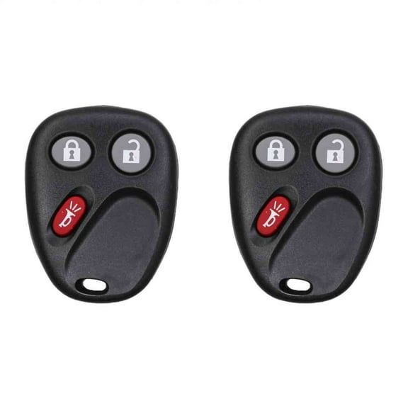Eye4Techs Car Key Fob Keyless Entry Remote for GMC Envoy 2005 FCC MYT3X6898B Part Number 15008008 15008009 Pack of 2