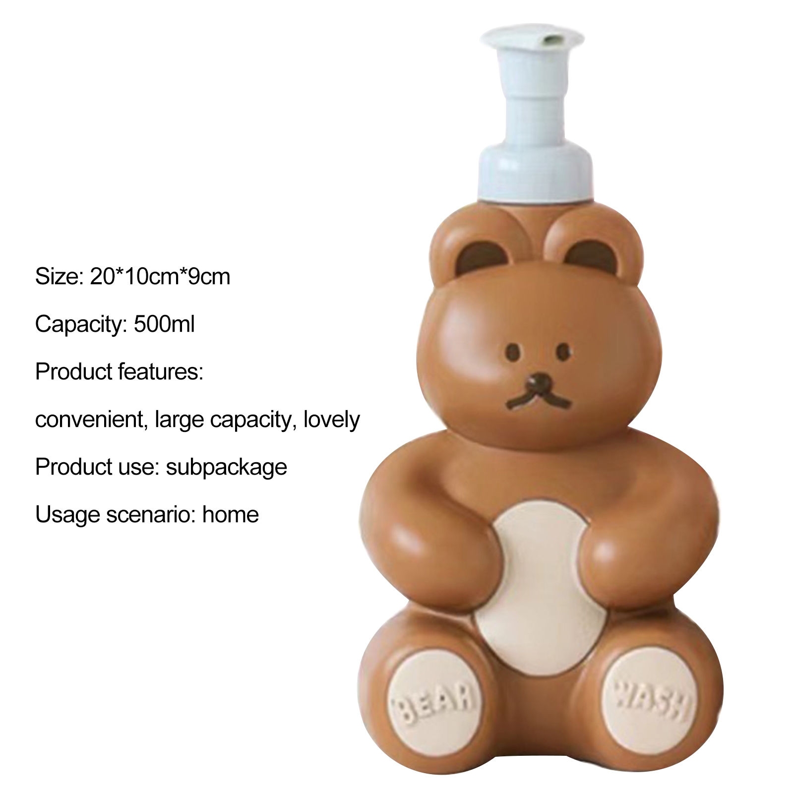 AerDream Pump Bottles Container Fast Foam Refillable Useful Shampoo