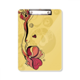 thumbnail image 1 of Flower s Colorful Art Grain Clipboard Folder Writing Pad Backing Plate A4, 1 of 4