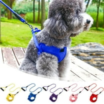Wzzjkit Dog Harness No Pull, Adjustable Soft Padded, Reflective Small Dog Harness with Easy Control Handle for Dog Pet Supplies Dog Harness Small Sized Dog