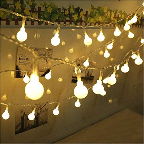 String Lights Battery Operated Outdoor Fairy 33ft 80 Leds Globe For Wedding Bedroom Patio And Party Warm White Without Remote Com - Garden Fairy Lights Battery String Lights Battery Operated Outdoor Fairy 33ft 80 Leds Globe For Wedding Bedroom Patio And Party Warm White Without Remote Com - Garden Fairy Lights Battery