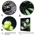 thumbnail image 3 of Designart "Portrait Vibrant Green Dragonfly painting II" Animals Floater Framed Wall Decor, 3 of 7