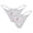 Gray+Gray, variant on Varsbaby Women's Cotton G-String Thongs Panties with Lip Pattern Sticker 2 Pcs
