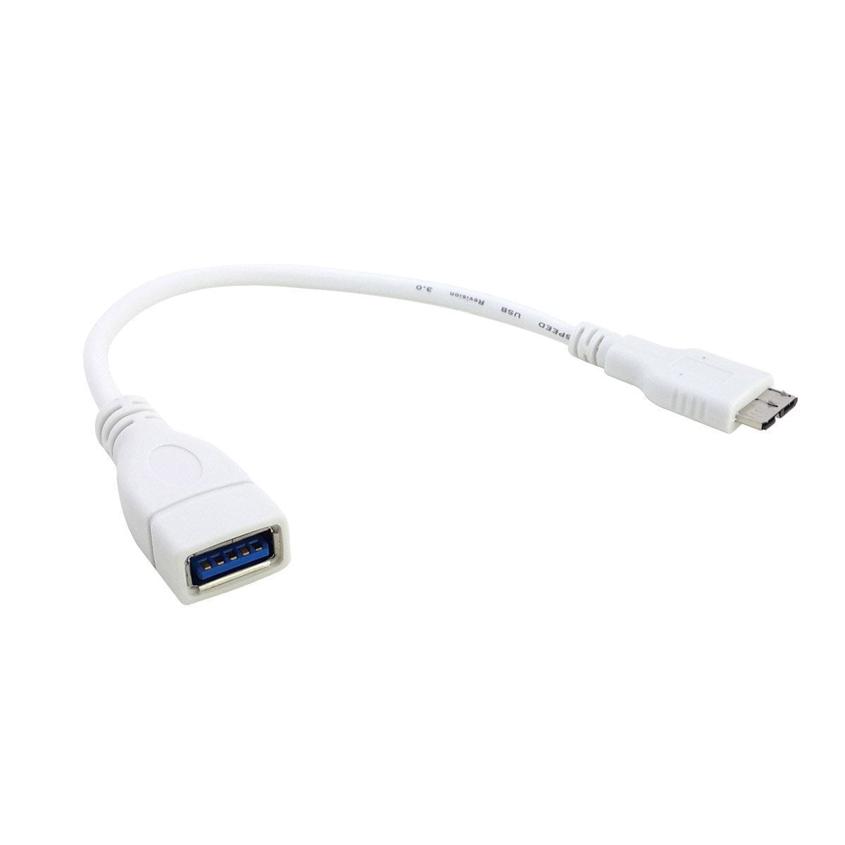 MicroUSB 3.0 OTG Adapter for Samsung Galaxy S5 and Note 3 White