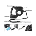 thumbnail image 2 of LED Light Retractable Dog Leash With Flashlight And Poop Bag Holder, 2 of 2