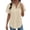 #01 Beige 【Mix, Match & Stock Up on Your Favorite Palette.】, variant on Women's V Neck Short Sleeve Button Down Shirt Tops Blouses Tunic Solid Color Soft Casual Daily Wear Business Office Vacation Fashion Essential Gift for Ladies | Sopatenor,Beige XL