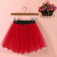thumbnail image 4 of ICHUANYI Womens Fashion Pleated Short Skirt Adult Dancing Gauze Skirts, 4 of 4