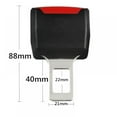 thumbnail image 6 of 2 Pack Car Seat Belt Clip,Universal Seat Belt Buckle Auto Metal Seat Belts Clip- Black, 6 of 7