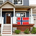 thumbnail image 6 of Norway Flag Sign Banner, Hanging Banners Backdrop Festive Party Decor for Indoor Outdoor, 47 x 71 Inches, 6 of 7