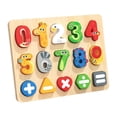 thumbnail image 3 of Rompecabezas de madera para niños, juguetes educativos, juego de mesa para desarrollar la motricidad fina Número, 3 of 9