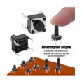 thumbnail image 4 of Kit De Push Button 4 Pines Diferentes Tamaños 180 Pzas Caja NEGRO, 4 of 5