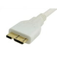 thumbnail image 2 of AYA 10Ft (10 Feet) USB 3.0 Cable A (M) to Micro B (M) Cable w/Gold Connectors White, 2 of 3